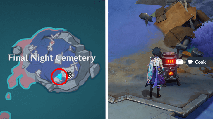 Genshin Impact - Cook in the Final Night Cemetery
