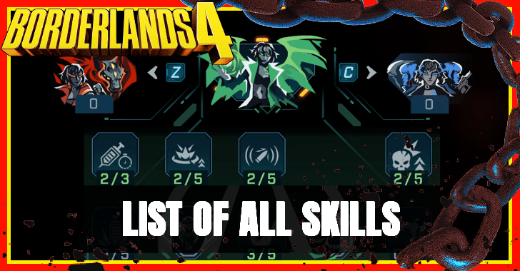 Borderlands 4 - List of All Skills