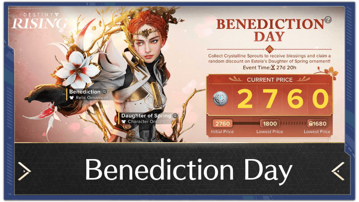 Destiny: Rising - Benediction Day Event Guide