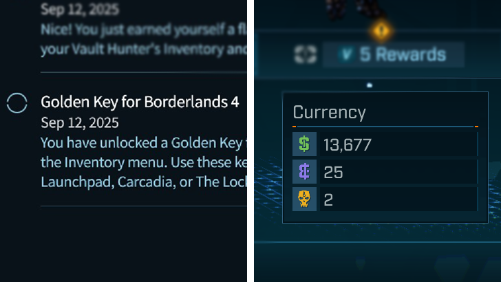 Claiming Golden Keys