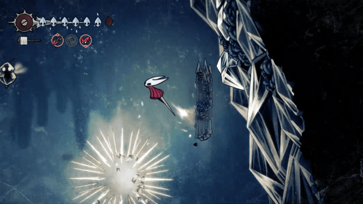 Wall Hop to the Floating Bug