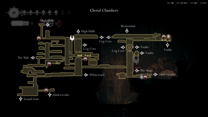Choral Chambers Flea Map