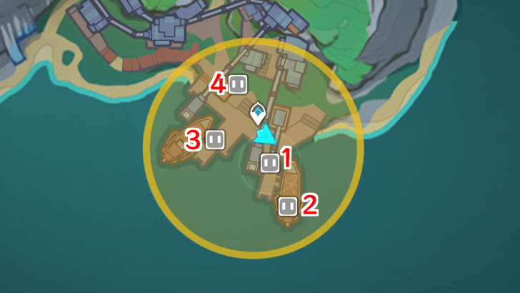 Genshin - Seek and Find Stage 1 Map