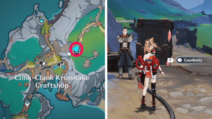 Gaudenty Pursue and Strike Location