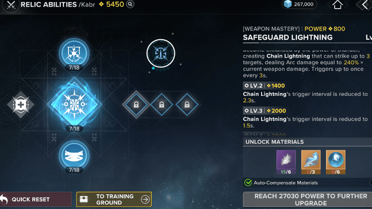 Upgrading Arc Characters