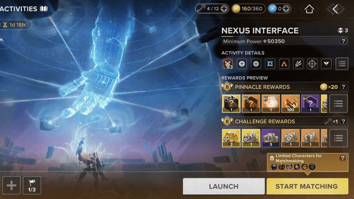 Acclaim Strike Nexus Interface