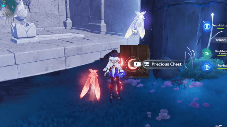 Genshin Impact Hiisi Island Waterfall Moon Mirrors Puzzle Rewards