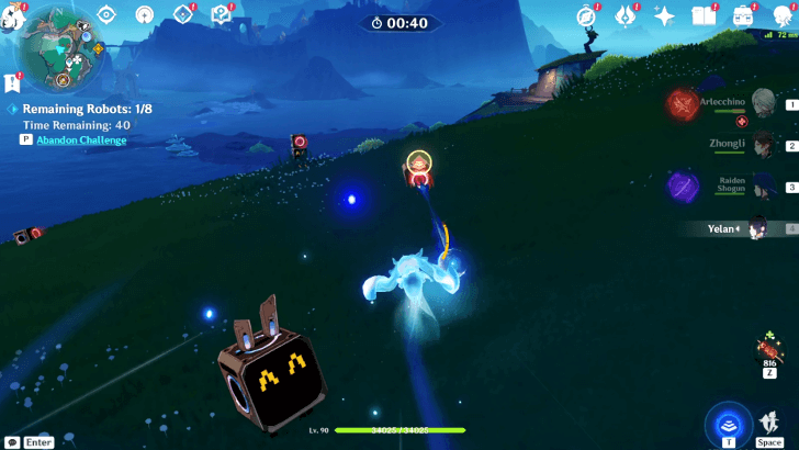 Genshin Impact - Lempo Isle Mole and Robot Challenge - Make the Bots Smile 3