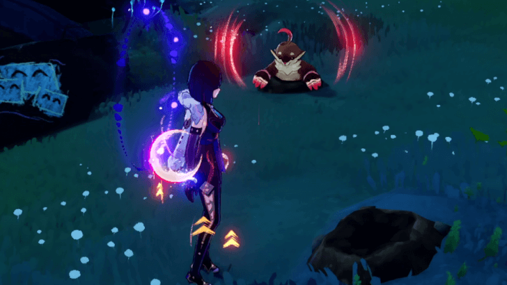 Genshin Impact - Lempo Isle Mole and Robot Challenge - Catch the Mole