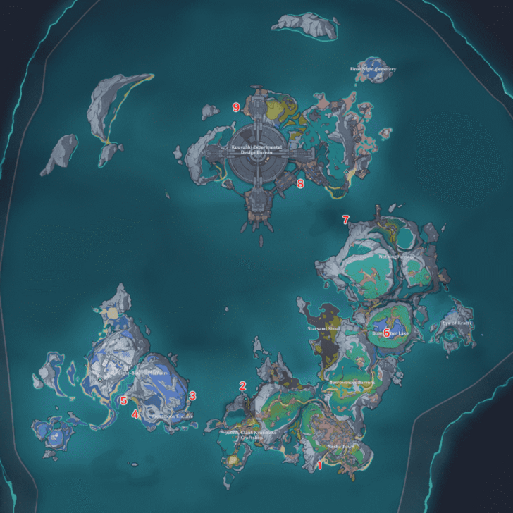 Genshin Luna I Fishing Spots