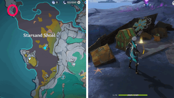 Conch-Patterned Pages Location 3