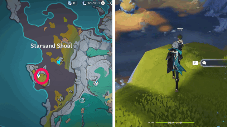 Submit to the Kid at Teleport Waypoint in Starsand Shoal