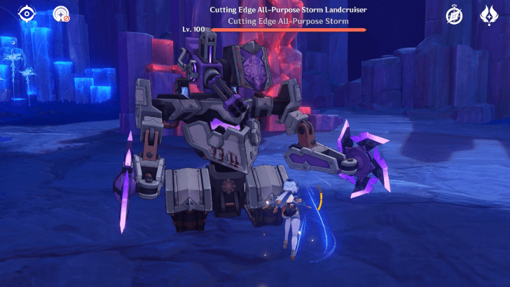 Genshin Impact Defeat the Cutting Edge All-Purpose Storm Landcruiser