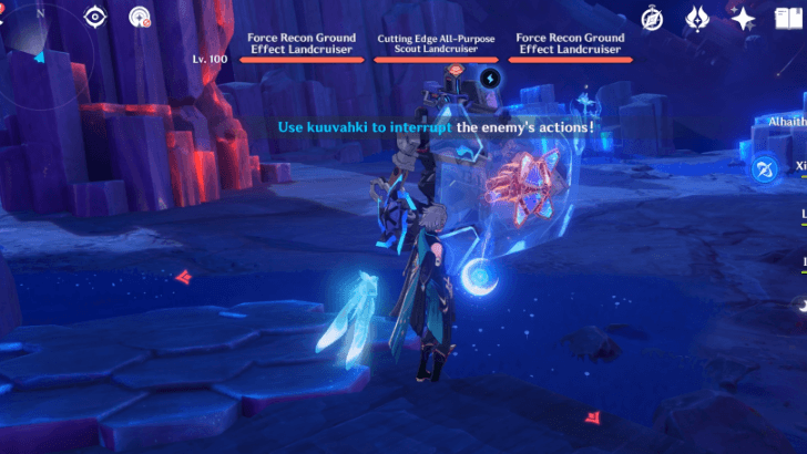 Genshin Impact Use Kuuvahki to Interrupt the Enemies