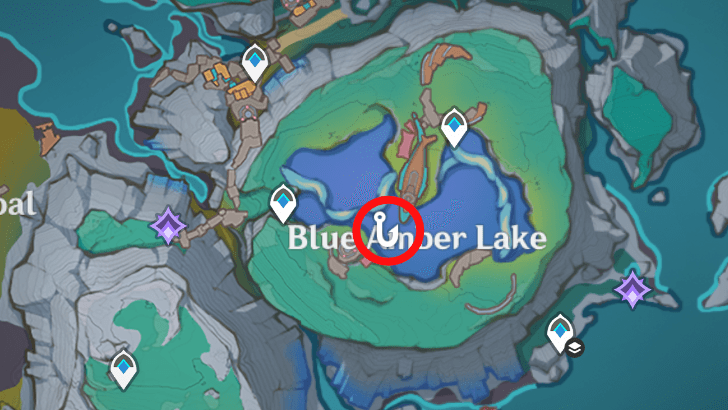 Genshin - Frosted Axehead Fish Location 4