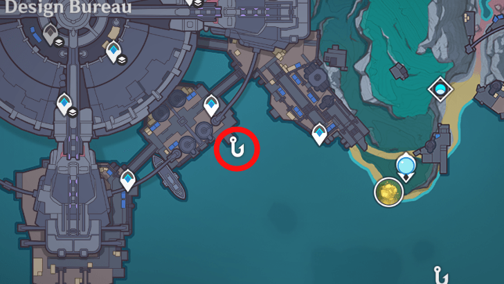 Genshin - Frosted Axehead Fish Location 5