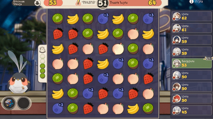 HSR Colorful Mayhem - Match Fruits to Rank Up Your Bird