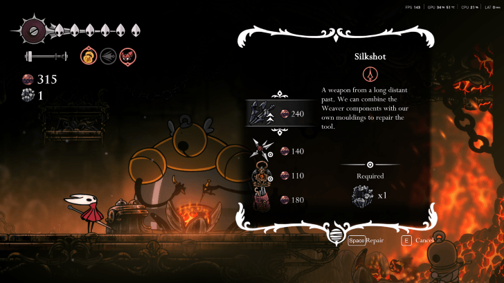 Silkshot at Forge Daughter