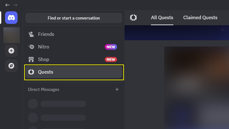 Discord Quest Step 1