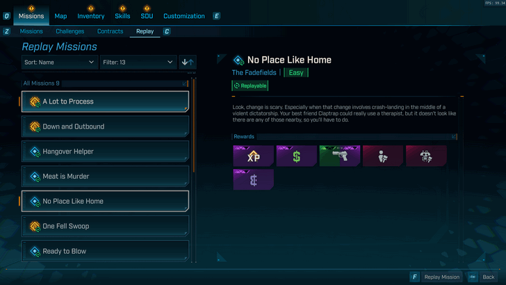 No Place Like Home Side Quest