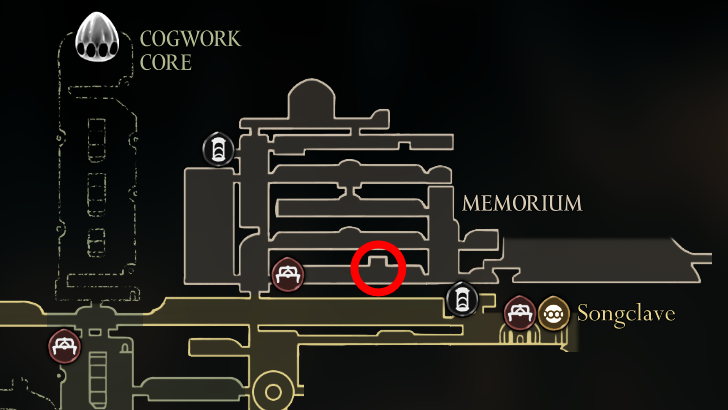 Hollow Knight Silksong - Memorium Location