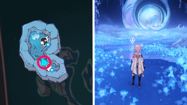 Moon-Bathed Courtyard Viewpoint