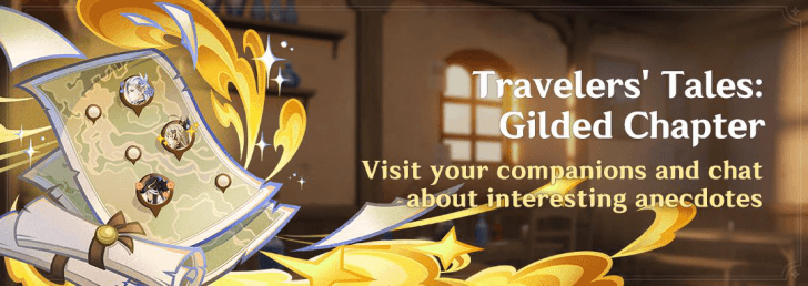 Genshin Impact - 5.7 Travelers Tales Gilded Chapter Event