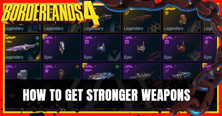 how to get stronger weapons