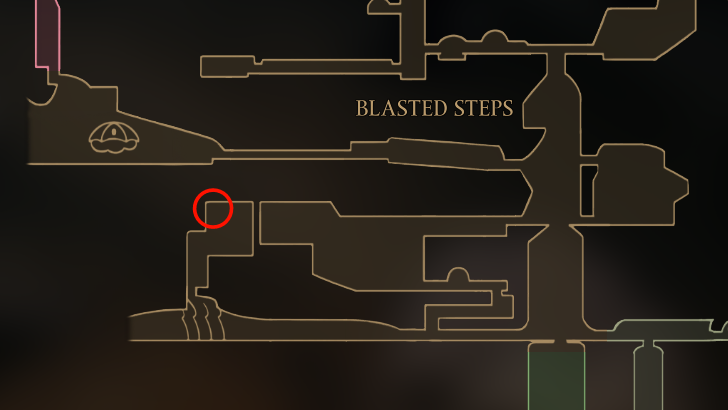 Mask Shard in Blasted Steps