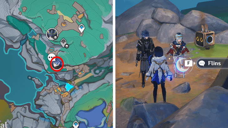 Genshin - Flins Anecdote Location 1