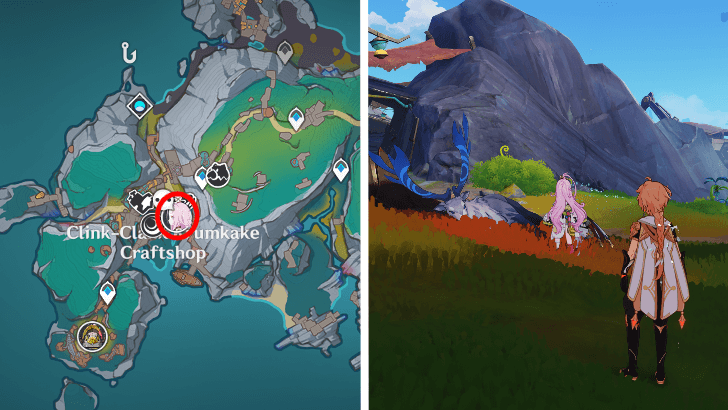 Genshin - Aino Anecdote Location