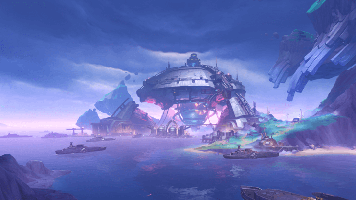 Genshin - Nod-Krai Viewpoint - Fortress of Steel