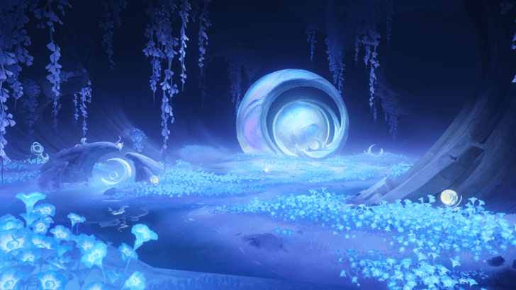 Genshin - Nod-Krai Viewpoint - Moon-Bathed Courtyard