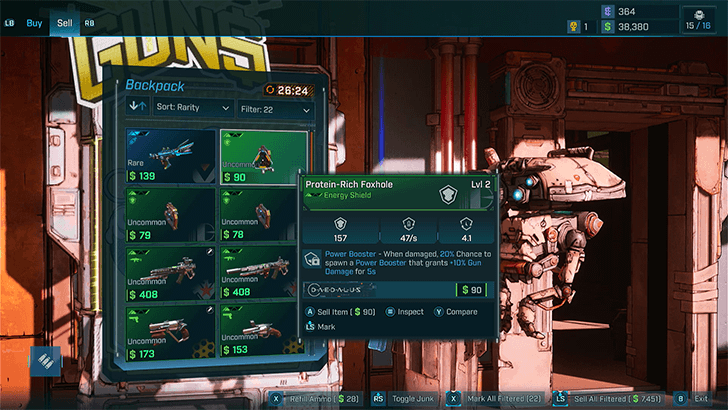 Sell Items in Vending Machine