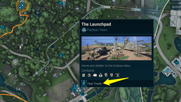 Fast Travel Through the Map