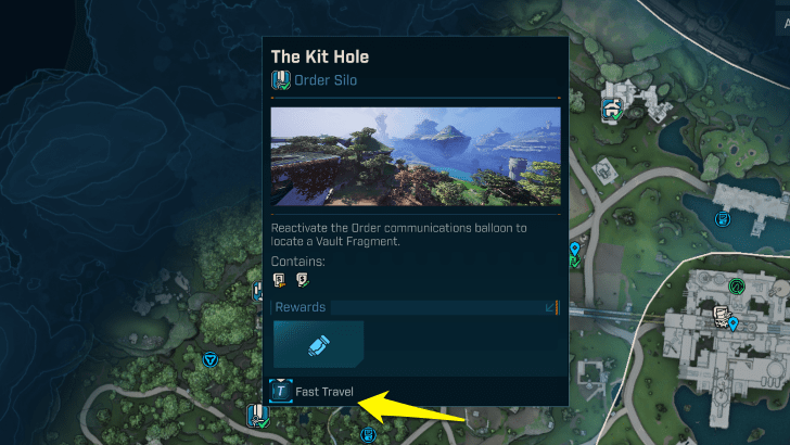 Borderlands 4 - Order Silo Fast Travel