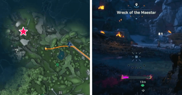 Borderlands 4 Wreck of the Maestar Location