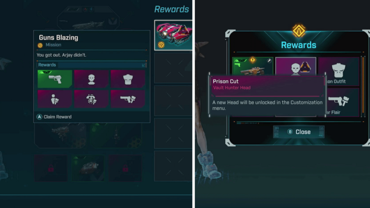 Guns Blazing Rewards