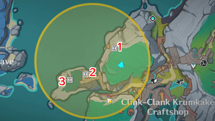 Genshin - Seek and Find Stage 2 Map