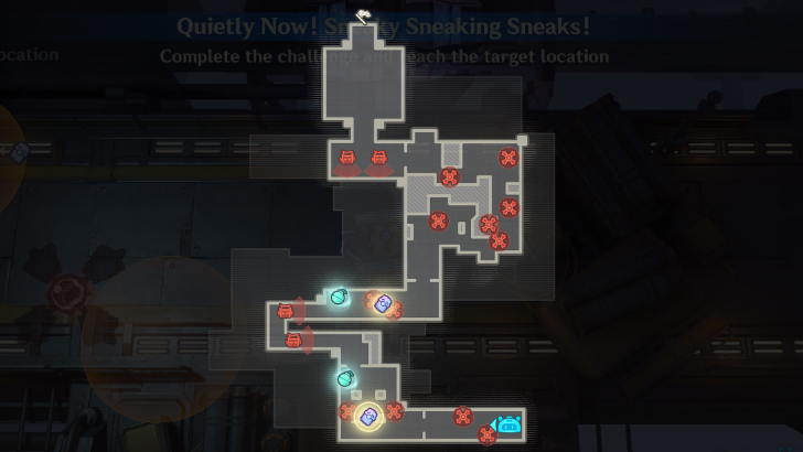 Genshin - Quiet Now Sneaky Sneaking Sneaks Stage 4 Map