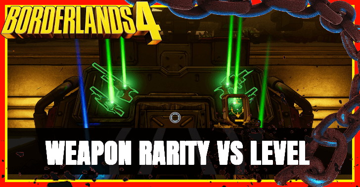 Borderlands 4 - Weapon Rarity vs Level, mdoe:show
