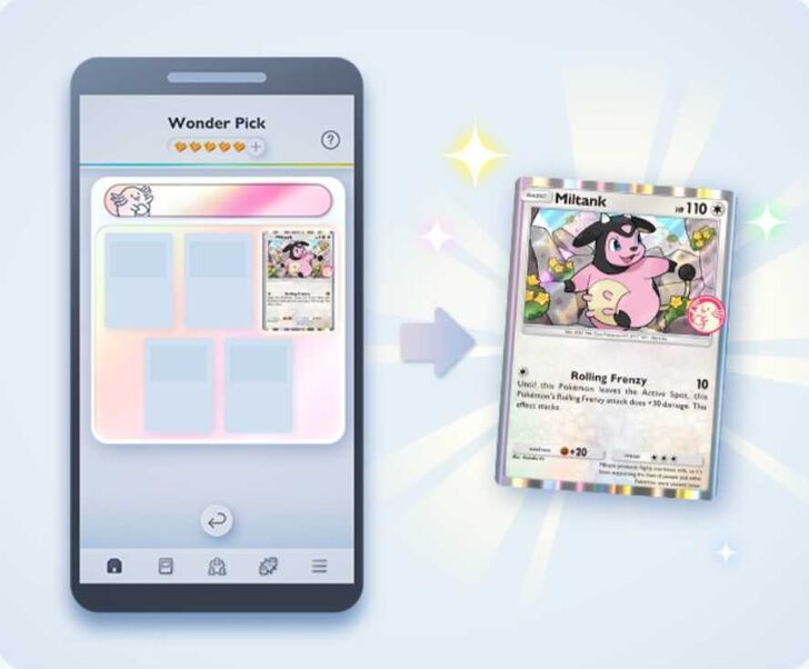 Pokemon TCG Pocket - Miltank and Phanpy Wonder Pick Event