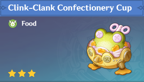 Genshin Impact - How to Get Clink-Clank Confectionery Cup and Effects