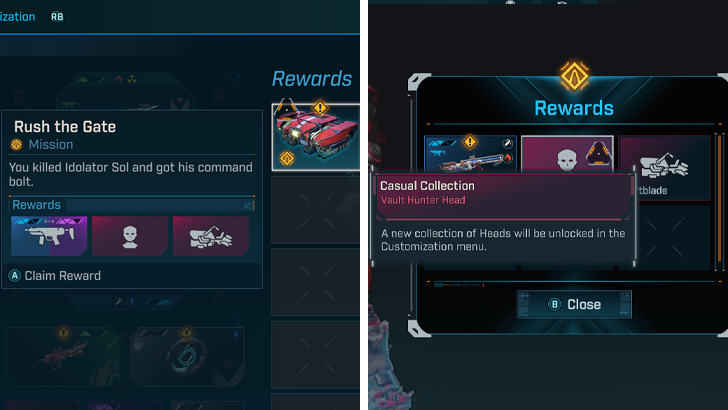 Complete Rush the Gate Mission