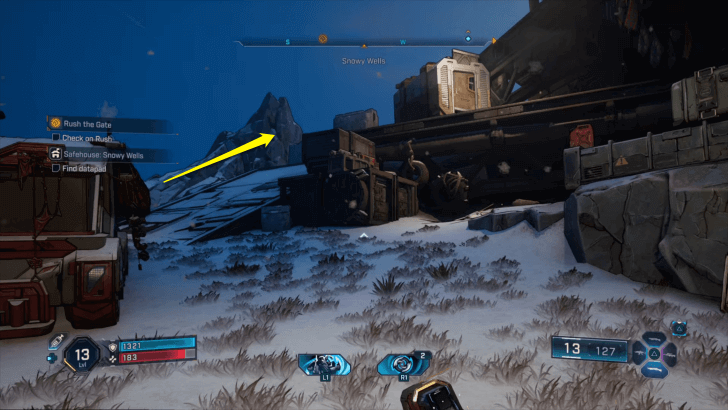 Borderlands 4 - Snowy Wells Go Up Slope