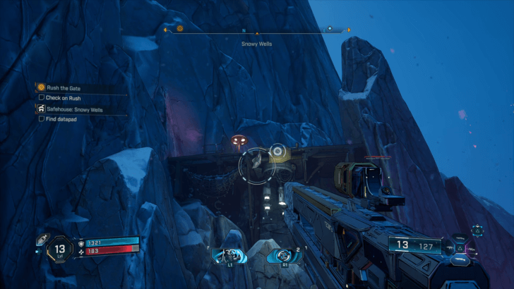 Borderlands 4 - Grappling Hook to Platform