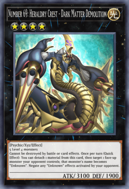 Number 69: Heraldry Crest - Dark Matter Demolition