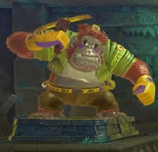 Grumpy Kong DLC Statue
