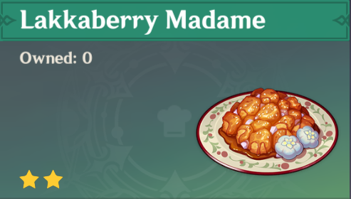 Genshin Impact - How to Get Lakkaberry Madame and Effects