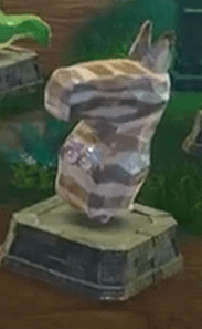 Zebra Fractone DLC Statue